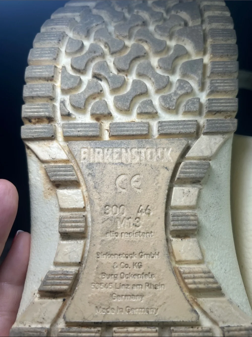 Birkies White Slip-On Clogs with Black Insole Birkenstock